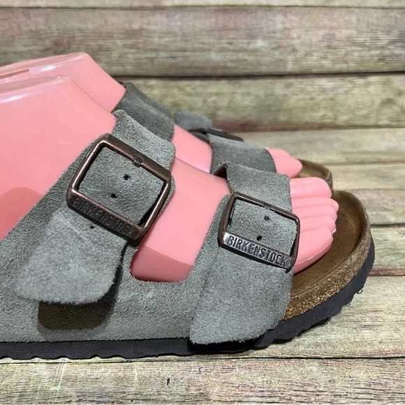 Birkenstock Tuape Suede Arizona Sandals - Picture 4 of 9
